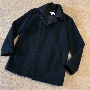 Calvin Klein Black Pea Coat